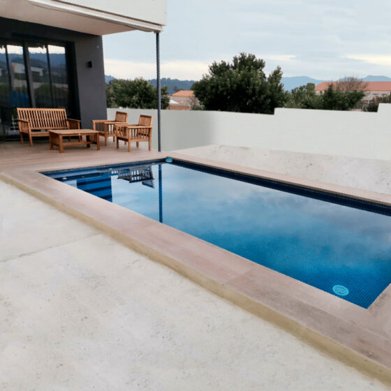 Construcción de piscina de obra en Algimia, Valencia por Mediterranean Pool