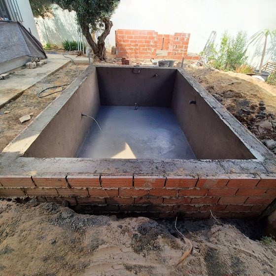 Piscina gunitada en Torrent Valencia por Mediterranean Pool