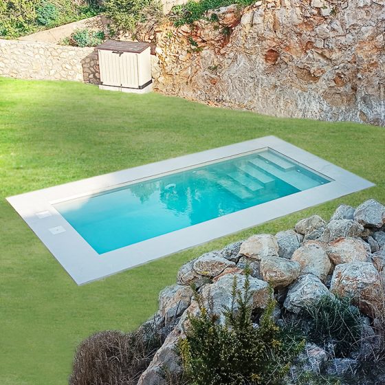 Piscina gunitada o piscina de obra en Cullera Valencia por Mediterranean Pool