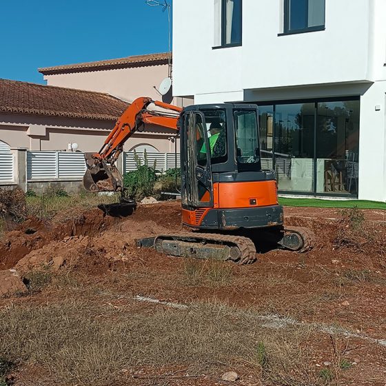 Escavación de Piscina gunitada o piscina de obra en Albalat dels Tarongers Valencia por Mediterranean Pool