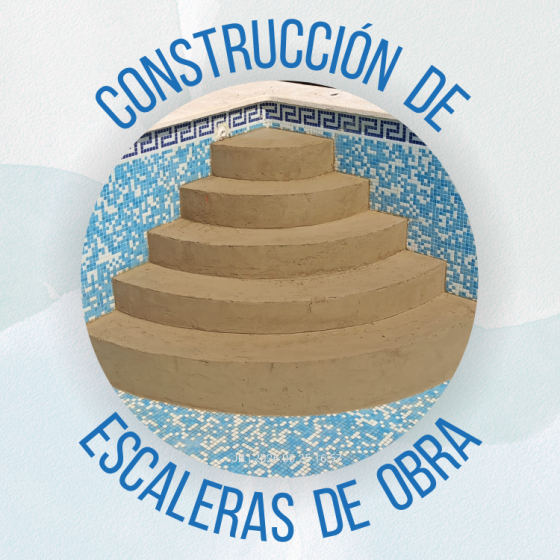 Construcción de escaleras de obras para Piscina Náquera, Valencia por Mediterranean Pool