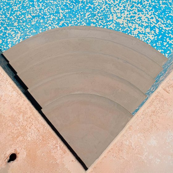 Construcción de escaleras de obras para Piscina Náquera, Valencia por Mediterranean Pool